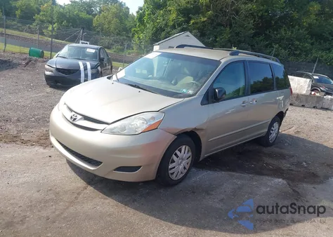 2007 Toyota Sienna Le из США, поврежденный, VIN 5TDZK23C57S098808